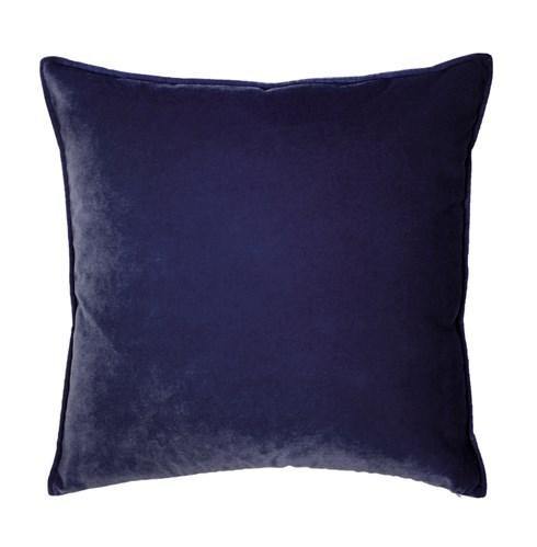 FRANKLIN VELVET AUBERGINE PILLOW - LE PILLOW COUTURE